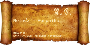 Molnár Veronika névjegykártya